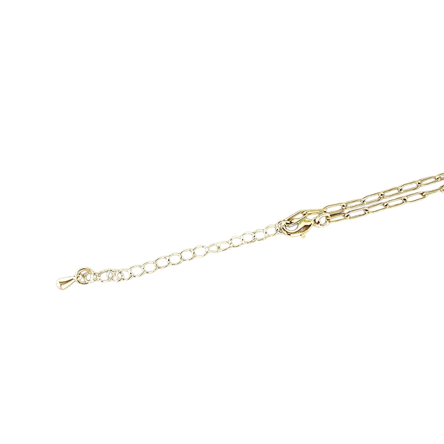 Collier Mandala bleu métallisé en acier inoxydable