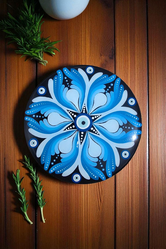 Dessous de verre mandala oeil de protection