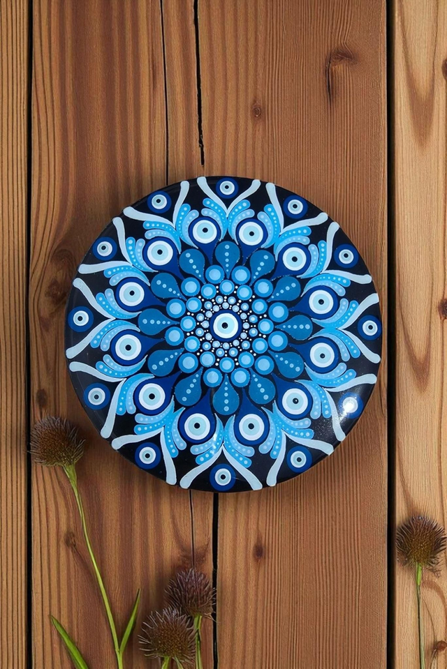 Dessous de verre mandala oeil de protection