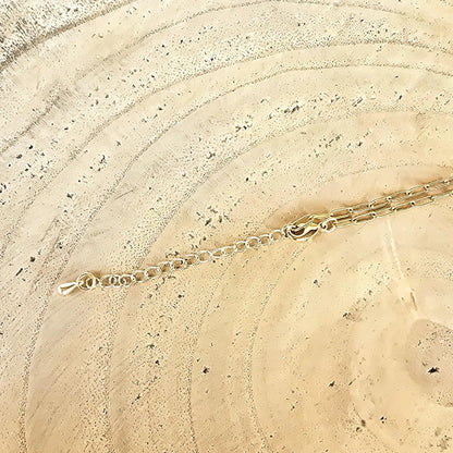 Collier Mandala rose en acier inoxydable