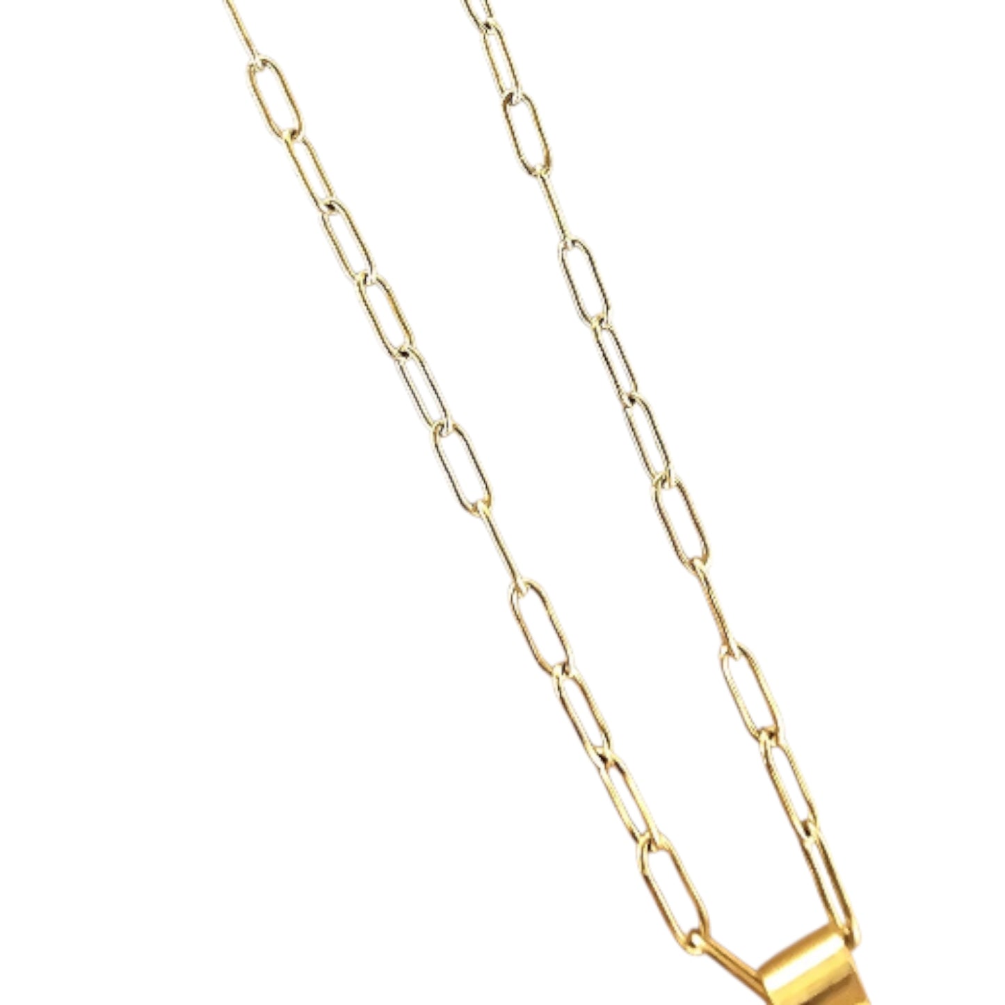 Collier Mandala bleu en acier inoxydable